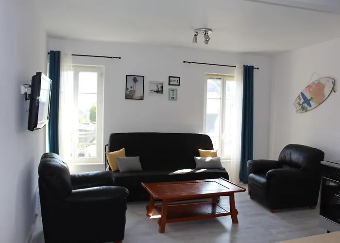 Appartement Centre De Crozon - 5 Min Des Plages